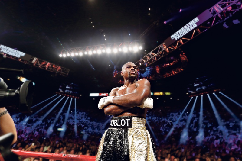 Floyd Mayweather Jr, boxeur le plus titré et Ambassadeur hublot
