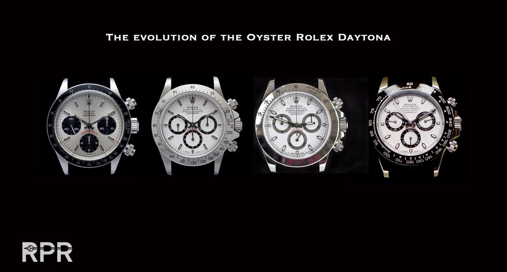 Evolution de la Rolex Daytona - ©Rolexpassionreport