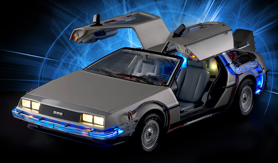 DeLorean DMC-12 modifiée de Retour vers le Futur