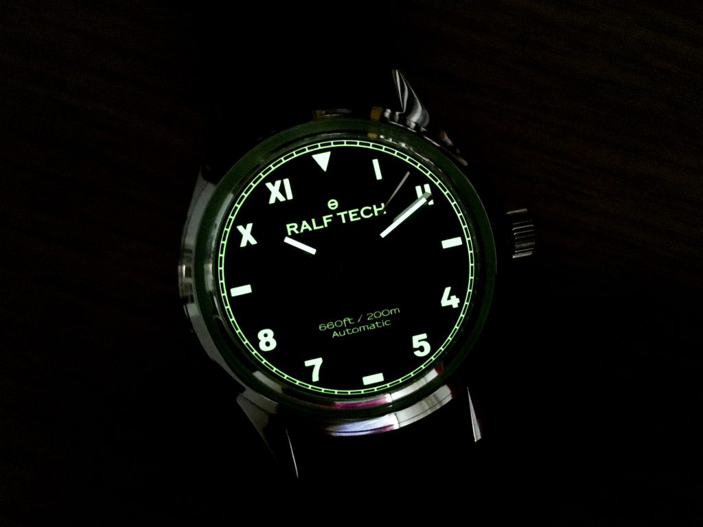 Du SuperLuminova pour les index de la Ralf Tech Academie