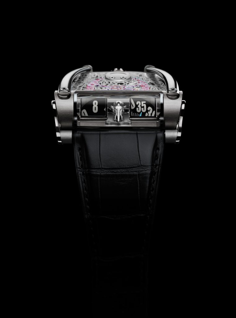 MB&F - HM8 Only Watch avec Cassandra Legendre : le cadran - détail