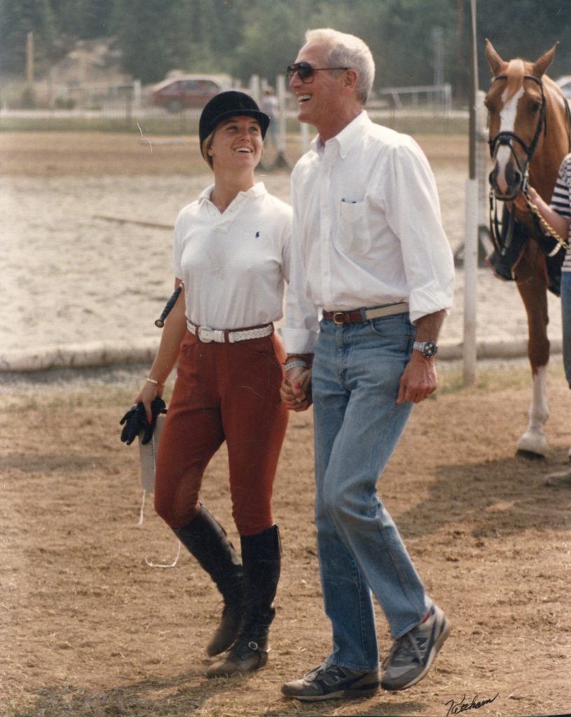 Clea et Paul Newman, circa 1984