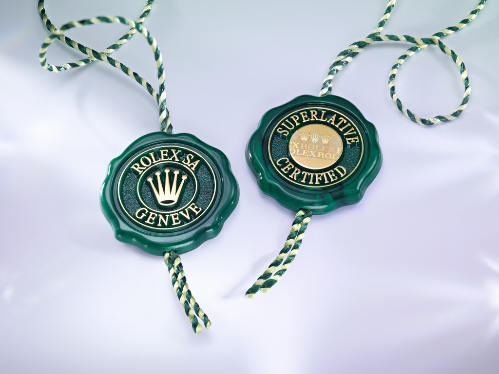 Le sceau vert Rolex. La certification de la meilleure chronométrie ! 